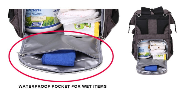BEST SELLING Maternity Diaper Backpack With USB Charging Port