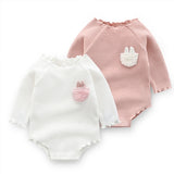 Cute Baby Girls Spring Autumn Cotton Long Sleeved Bodysuit Infant Clothes