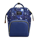 Star Sky Print Maternity Nursing Backpacks Diaper Nappy Bag Waterproof Convenient and Practical for Mothers and Fathers