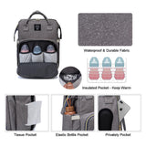 New Backpack with Portable Crib Nappy Bag Multifunctional Folding Maternity Nursing Organizer