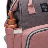 New Backpack with Portable Crib Nappy Bag Multifunctional Folding Maternity Nursing Organizer