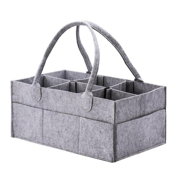 Multi-slots Baby Storage Basket Organizer Folding Maternity Handbag