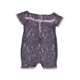 Newborn Baby Girls Soft Lace Romper Infant Lace Floral Photo Props Shower Gift