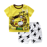 Baby Boy Clothes Summer 2016 Newborn Baby Boys Clothes Set Cotton Baby Clothing Suit (Shirt+Pants) Plaid Infant Clothes Set