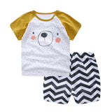 Baby Boy Clothes Summer 2016 Newborn Baby Boys Clothes Set Cotton Baby Clothing Suit (Shirt+Pants) Plaid Infant Clothes Set