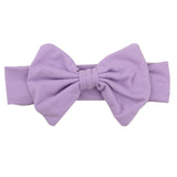 Lovely Girls Cotton Headband Solid Hair Bows Headbands For Kids 2017 New Arrival Newborn Kids Cotton Hair Accessories