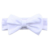 Lovely Girls Cotton Headband Solid Hair Bows Headbands For Kids 2017 New Arrival Newborn Kids Cotton Hair Accessories