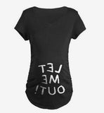 Funny Maternity Pregnancy Shirts T Shirt Maternity Fashion for Pregnant Women Plus Size Print Maternity Tees 2017 Summer Newest