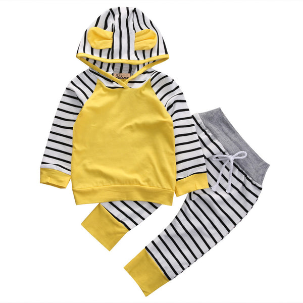 Adorable 2 Pieces Autumn Set For Newborn Baby Girls And Boys, 0-3 years