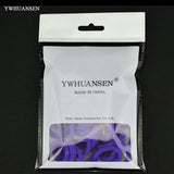 YWHUANSEN 40pcs/lot 2-3cm Hair Accessories Scrunchy Elastic Hair Bands Girls decorations Headdress acessorios Gum for hair ties