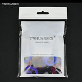 YWHUANSEN 40pcs/lot 2-3cm Hair Accessories Scrunchy Elastic Hair Bands Girls decorations Headdress acessorios Gum for hair ties