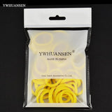 YWHUANSEN 40pcs/lot 2-3cm Hair Accessories Scrunchy Elastic Hair Bands Girls decorations Headdress acessorios Gum for hair ties