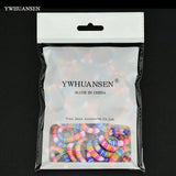 YWHUANSEN 40pcs/lot 2-3cm Hair Accessories Scrunchy Elastic Hair Bands Girls decorations Headdress acessorios Gum for hair ties