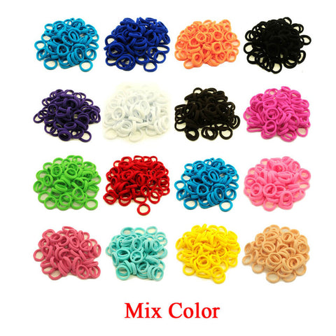 YWHUANSEN 40pcs/lot 2-3cm Hair Accessories Scrunchy Elastic Hair Bands Girls decorations Headdress acessorios Gum for hair ties