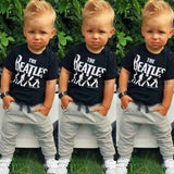 BCS177 Summer Kids Clothes Sets Short Sleeve Boy T-shirt Pants Suit Clothing Set Newborn Sport Suits Children Baby Boy Clothes