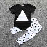 BCS177 Summer Kids Clothes Sets Short Sleeve Boy T-shirt Pants Suit Clothing Set Newborn Sport Suits Children Baby Boy Clothes